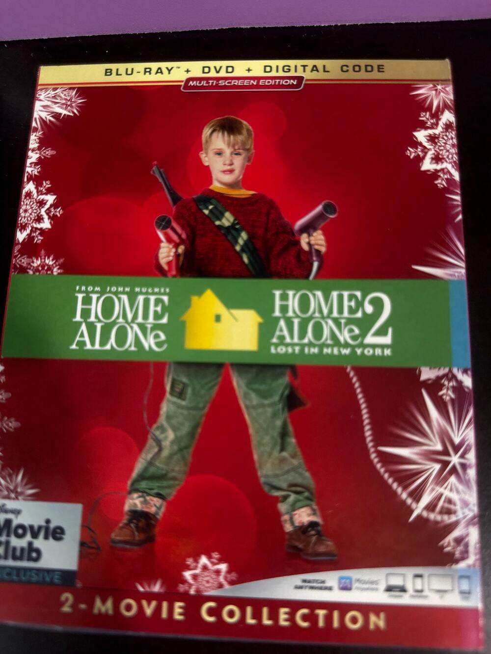 Home Alone and Home Alone 2 movie collection, new sealed Blu-Ray